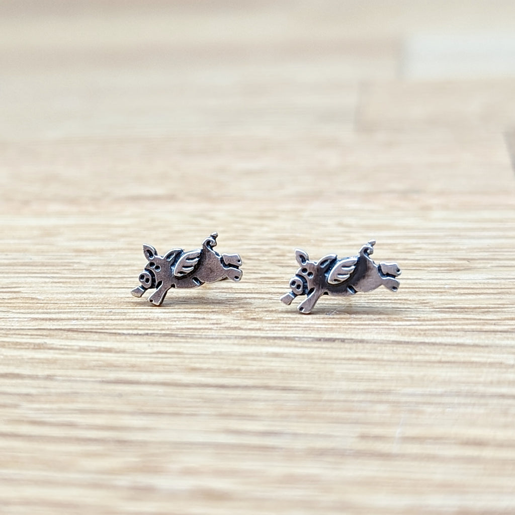 Pig's Might Fly Earrings