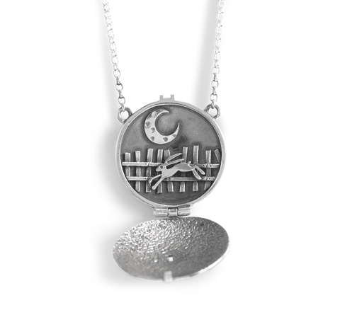 Leaping Hare Locket