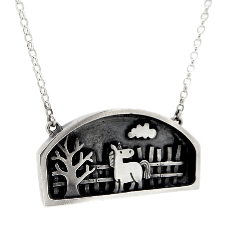 It's a Small World - Horse Necklace