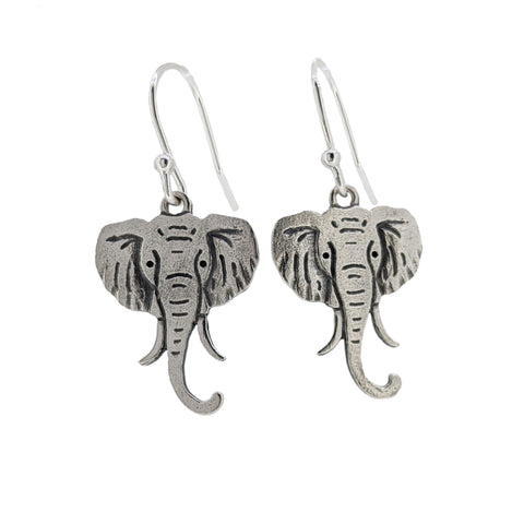 Elephant Wire Earrings
