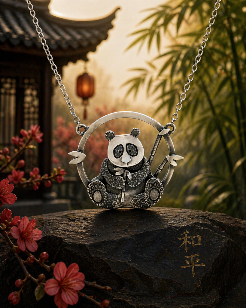 Chomping Panda (with moving head and bamboo)