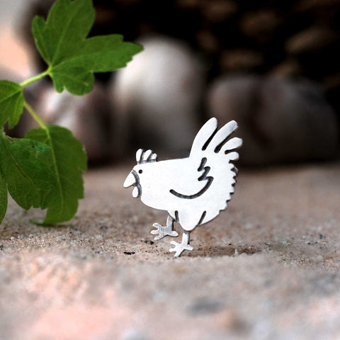 Chook Brooch