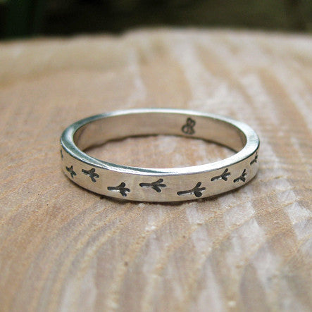 Bird Print Ring